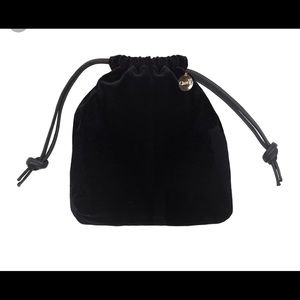 Clare V velvet pouch / wristlet